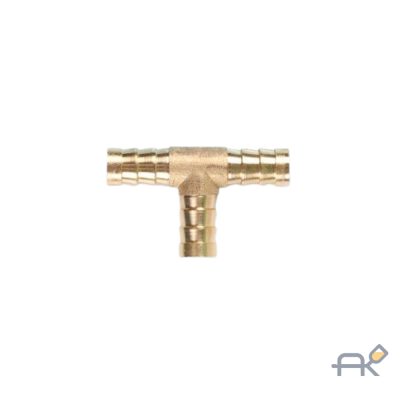 Соединение елочка 10 мм Т-образное (латунь) ECO (AB-T-E10)